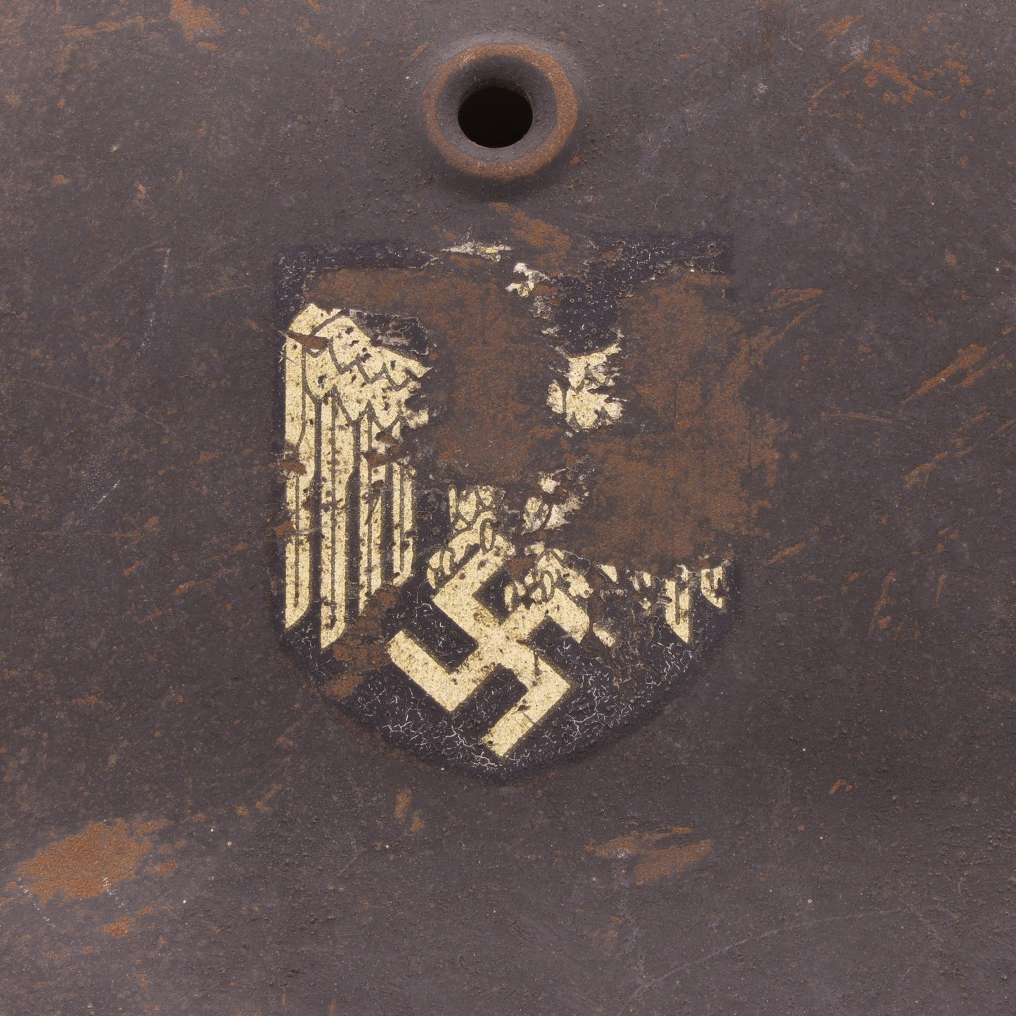 WWII German M40 Single Decal Heer Helmet (ET62)