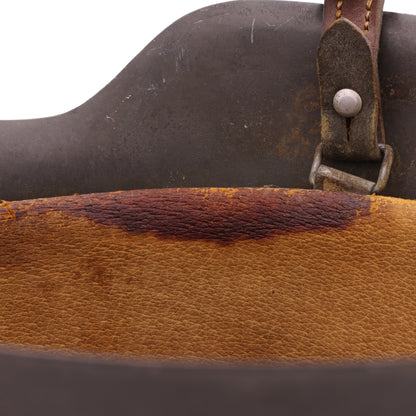 WWII German M42 Single Decal Heer Helmet with Blood-Stained Liner (EF66)