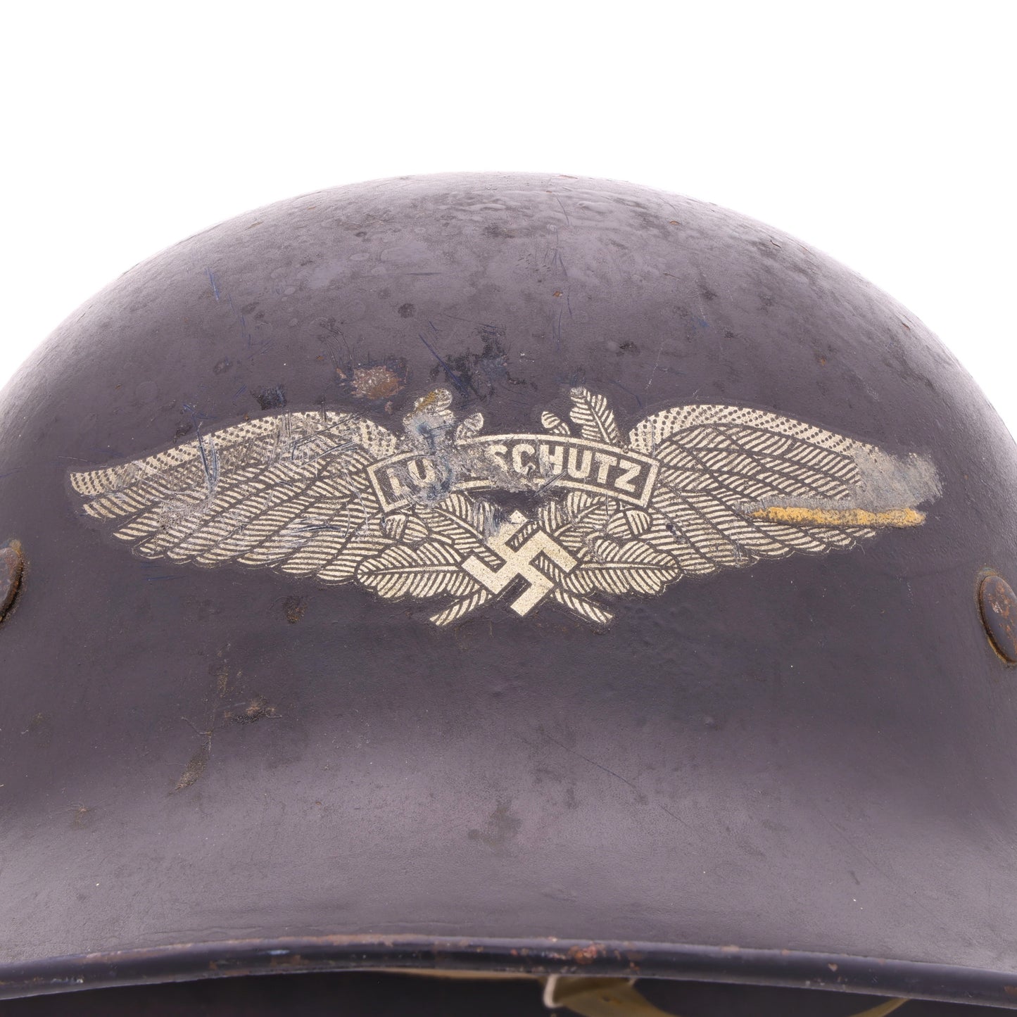 WWII German M44 Luftschutz Gladiator Helmet