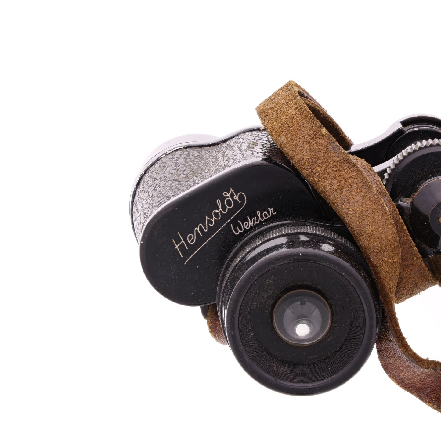 WWII German Private Purchase 8x24 Grossfeld Binoculars by Hensoldt Wetzlar with Strap