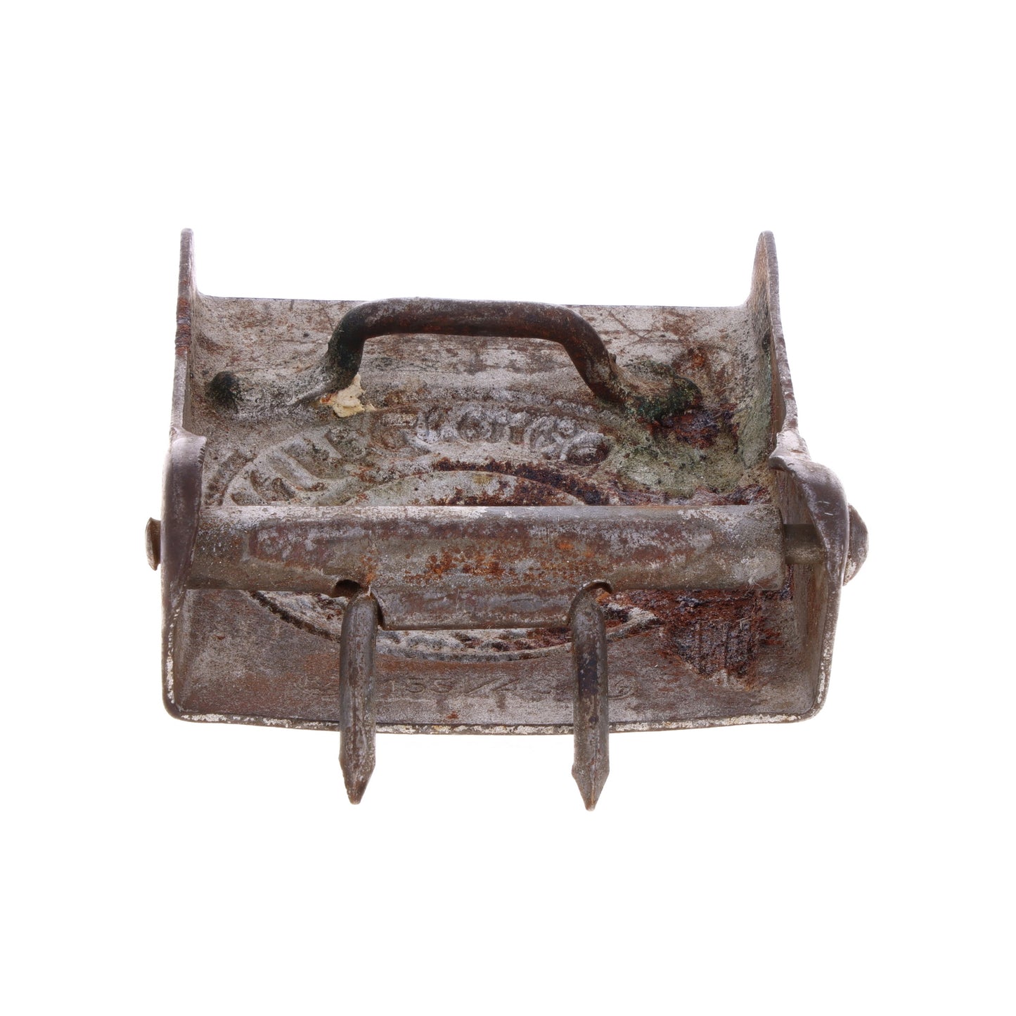 WWII German Waffen-SS Steel Belt Buckle by Assmann & Söhne (Marked "RZM 155/43 ᛋᛋ")