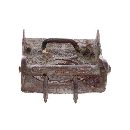 WWII German Waffen-SS Steel Belt Buckle by Assmann & Söhne (Marked "RZM 155/43 ᛋᛋ")
