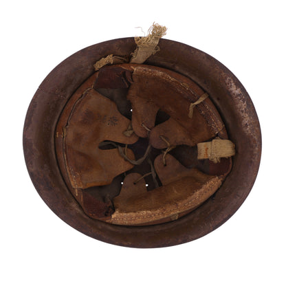 WWII Imperial Japanese Army Type 90 Helmet, 2 Type 30 Bayonets for Arisaka Type 99 Rifle, & First Class Private Rank Insignia Patch Recovered by S/Sgt. Marvin W. Ritter (USMC)