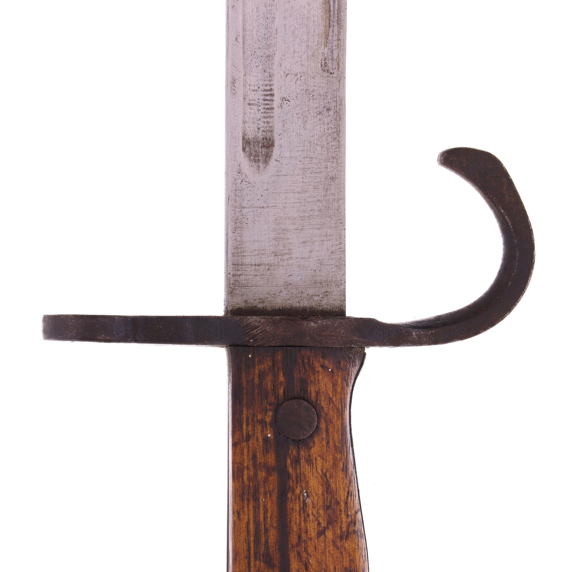 WWII Imperial Japanese Army Type 90 Helmet, 2 Type 30 Bayonets for Arisaka Type 99 Rifle, & First Class Private Rank Insignia Patch Recovered by S/Sgt. Marvin W. Ritter (USMC)