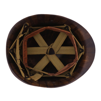WWII U.S. Firestone M-1 Helmet Liner with Headband & Neckband (1944-45)