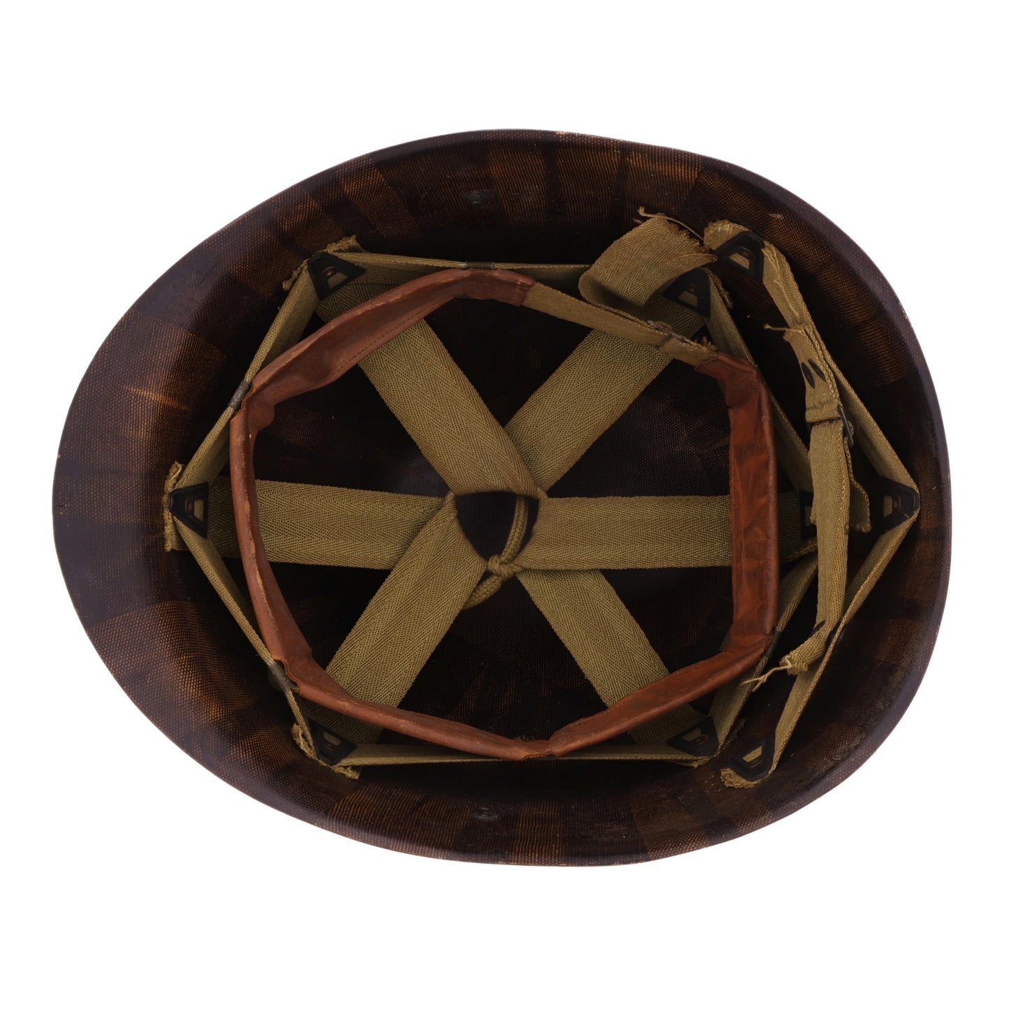WWII U.S. Firestone M-1 Helmet Liner with Headband & Neckband (1944-45)