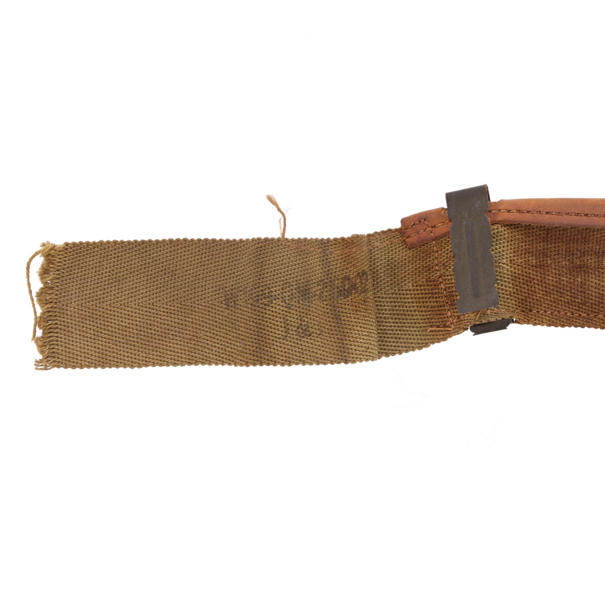 WWII USAAF M-1 Helmet Liner Double Wire Headband by Johnson & Johnson Identified to Sgt. Raymond Franklin
