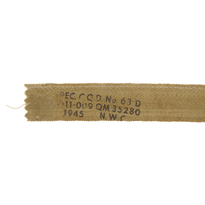 WWII U.S. M-1 Helmet Liner Headband by Norman W. Cook, Inc. (1945)