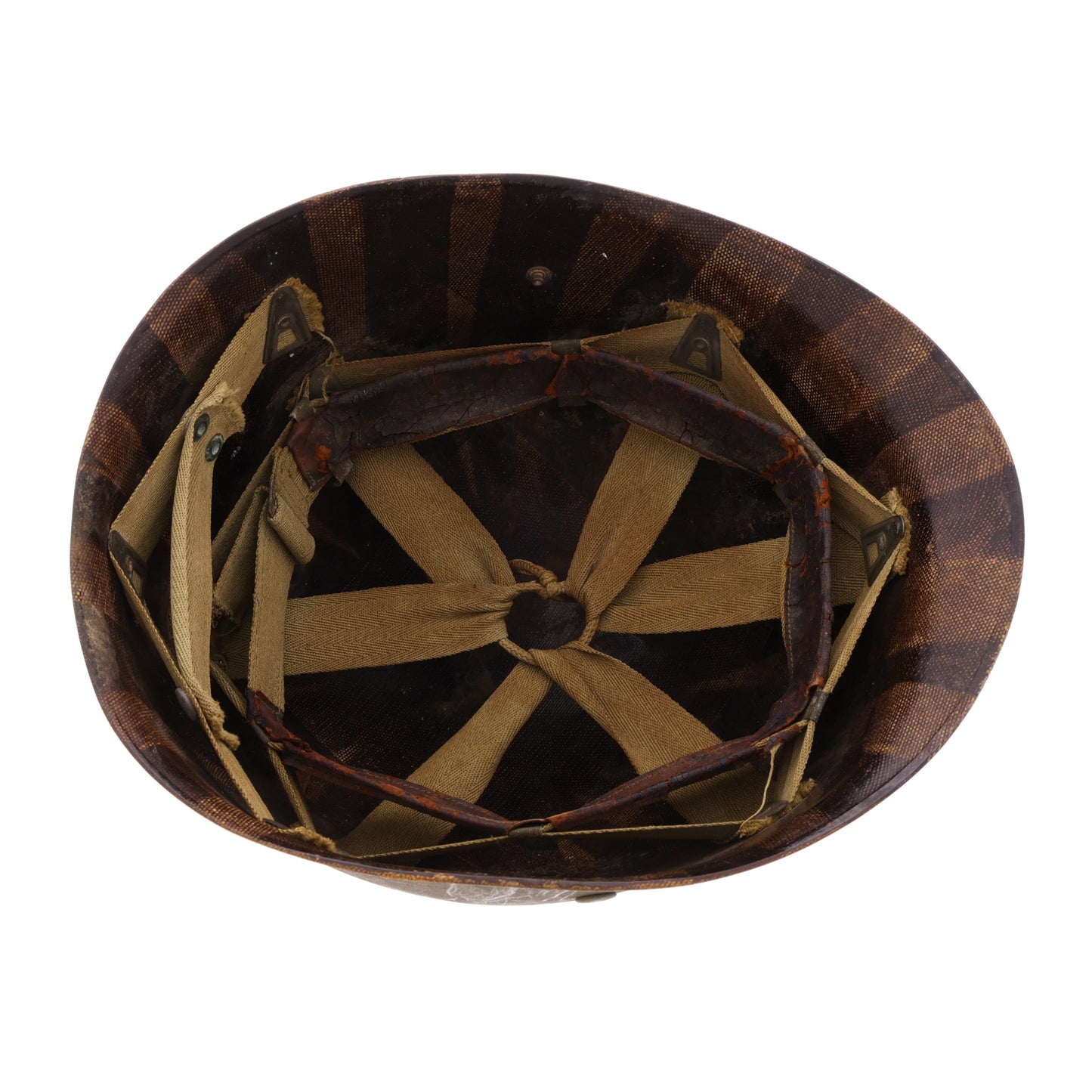WWII U.S. Westinghouse M-1 Helmet Liner with Headband & Neckband (1943-44)