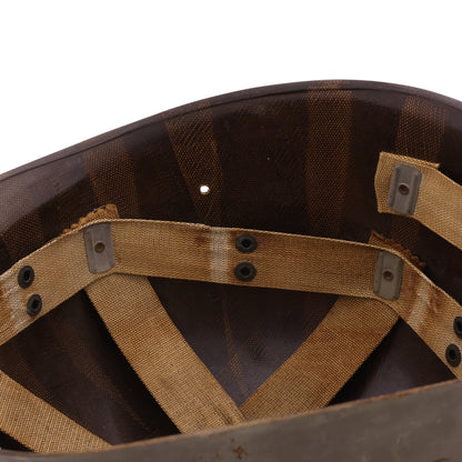 WWII U.S. Westinghouse M-1 Helmet Liner with Rayon Suspension (1942)
