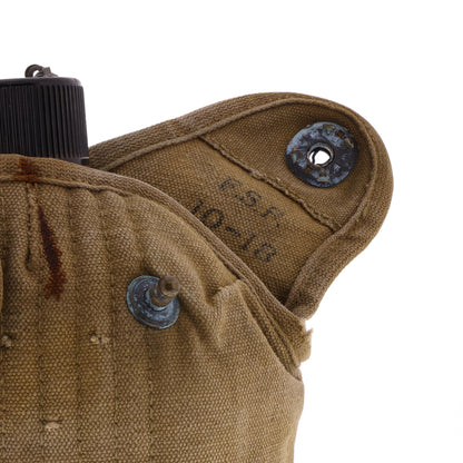 WWII U.S. Army M1910 Canteen by REP Co. with WWI Cover by F.S.F. (1945/1918)