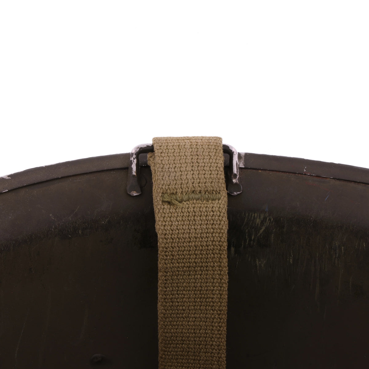 WWII U.S. McCord Fixed Loop M-1 Helmet Shell Named to "Lt. Stebbins" (1943)