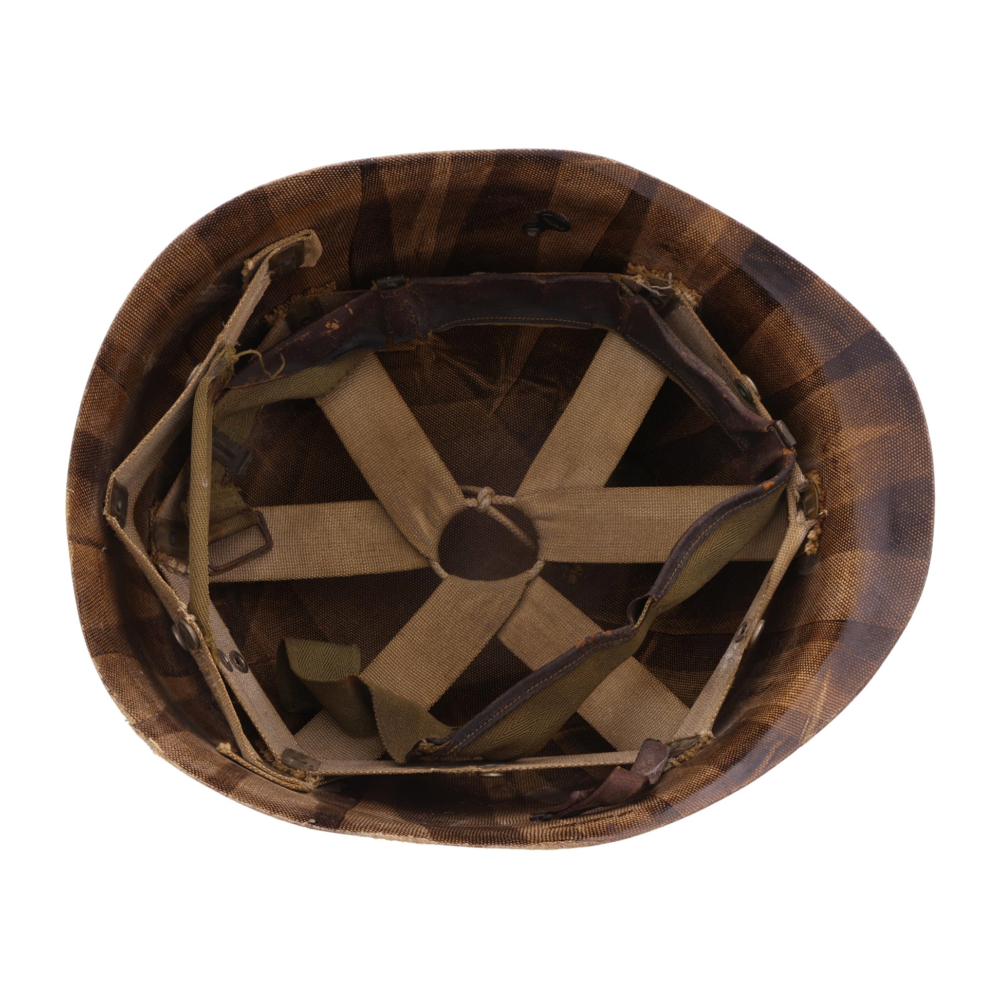 WWII U.S. Prototype M-1 Helmet Liner with Rayon Suspension (1942)