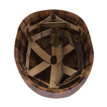 WWII U.S. Prototype M-1 Helmet Liner with Rayon Suspension (1942)
