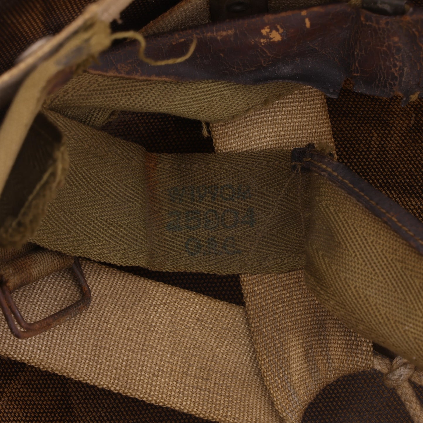 WWII U.S. Prototype M-1 Helmet Liner with Rayon Suspension (1942)