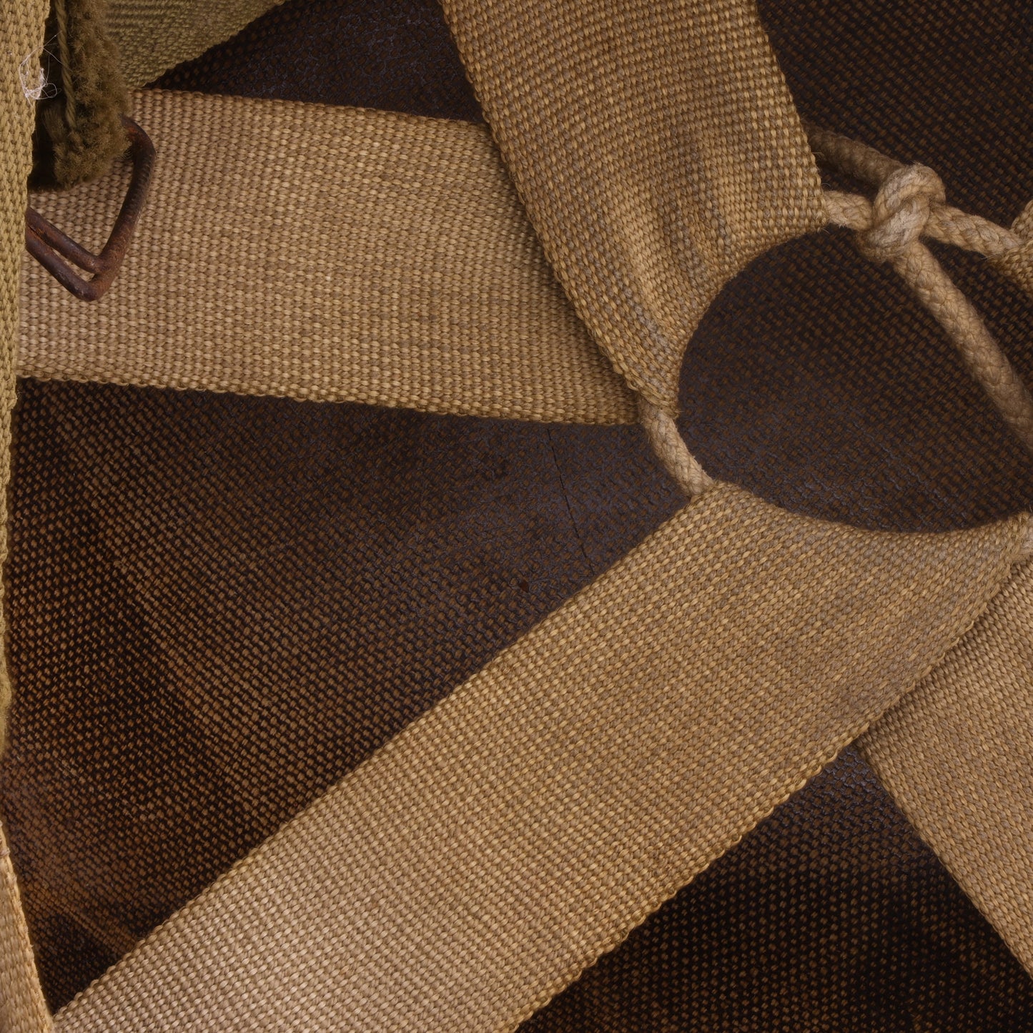 WWII U.S. Prototype M-1 Helmet Liner with Rayon Suspension (1942)