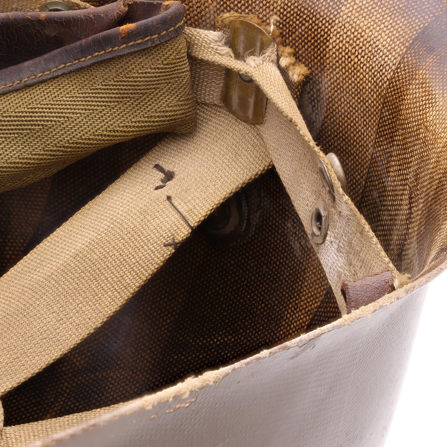 WWII U.S. Prototype M-1 Helmet Liner with Rayon Suspension (1942)