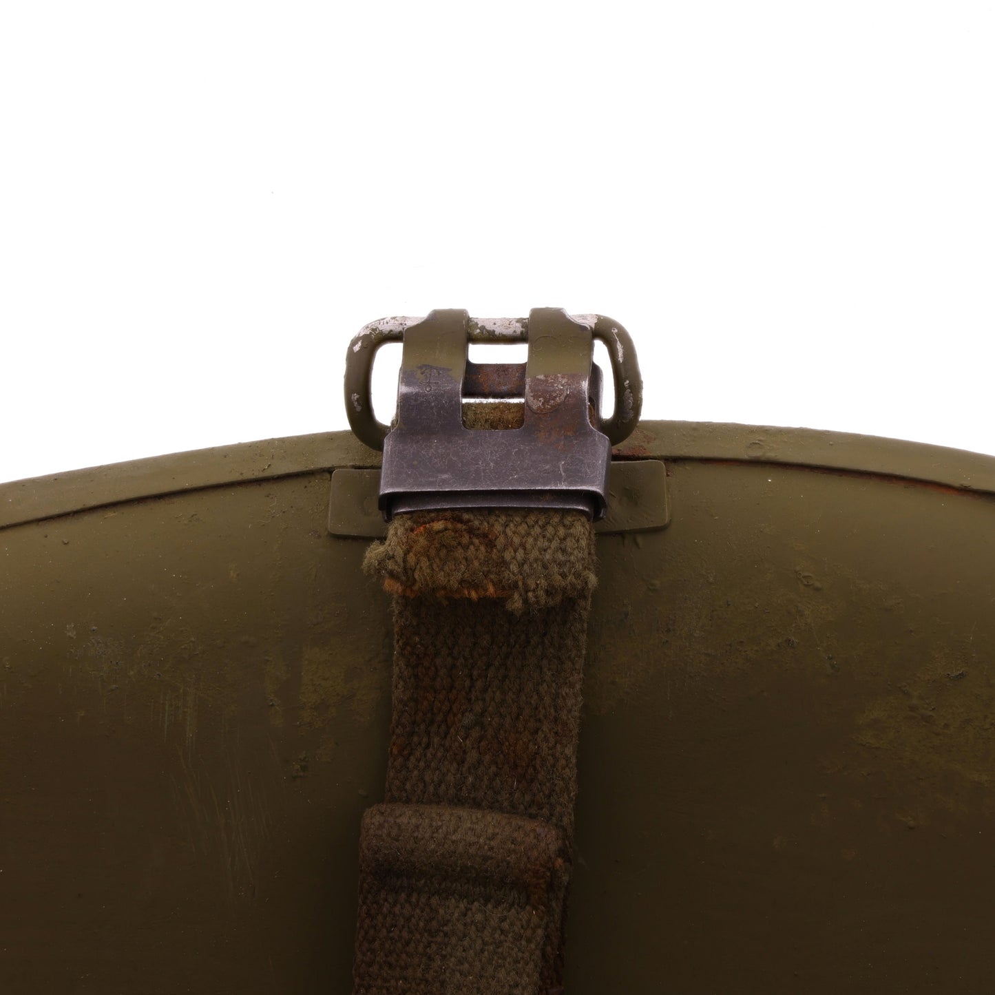 Vietnam War U.S. Schlueter Swivel Loop M-1 Helmet & Liner Set with Camouflage Cover (1944-64)