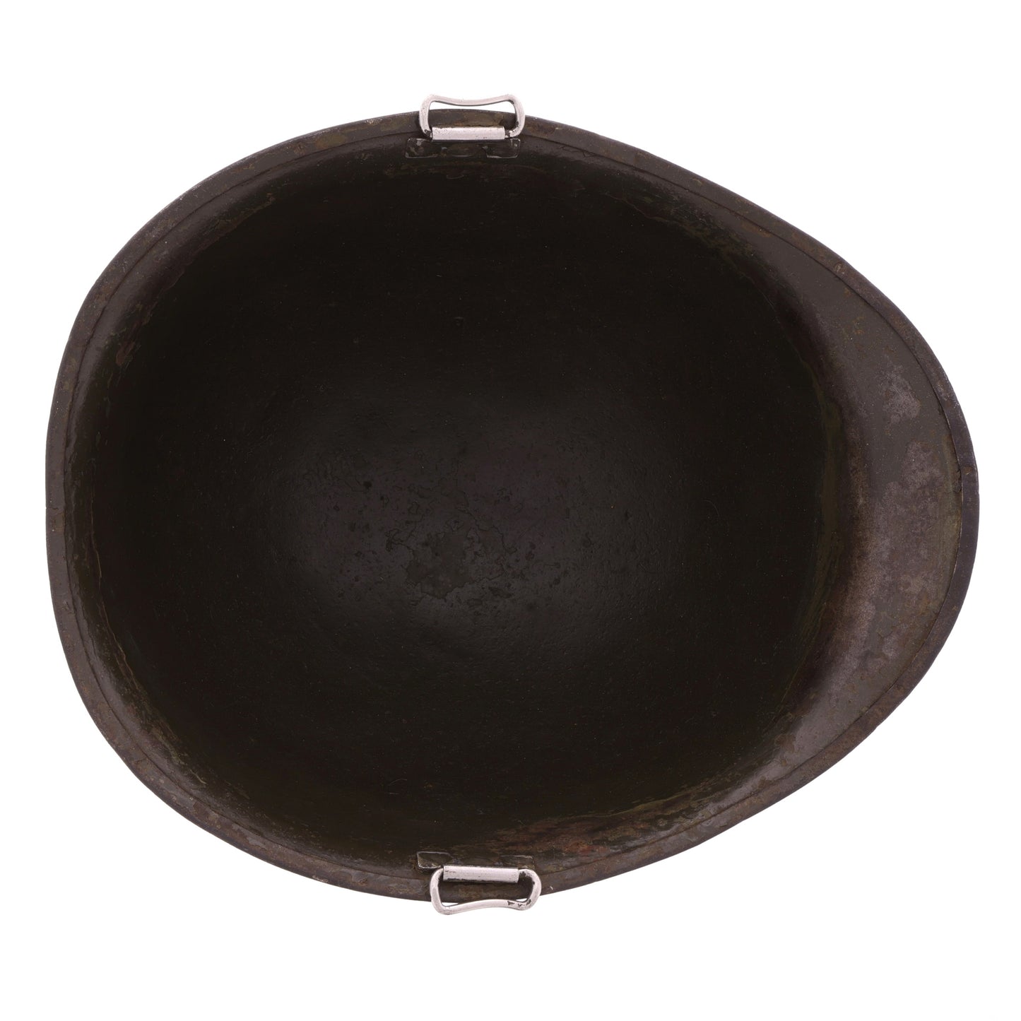 WWII U.S. Parish-Reading Swivel Loop M-1 Helmet Shell with Korean War Era 3rd Infantry Division Painted Insignia (1945)