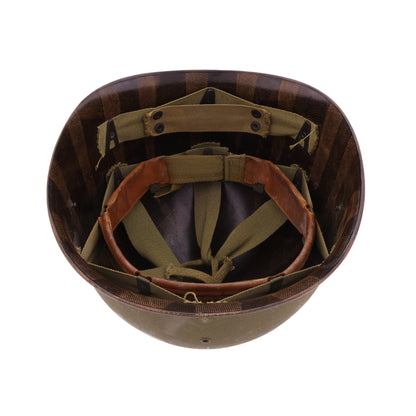 WWII U.S. Westinghouse M-1 Helmet Liner with Headband & Neckband (1944-45)