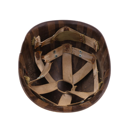 WWII U.S. Westinghouse Paratrooper Helmet Liner Converted for "Objective, Burma!" (1945)