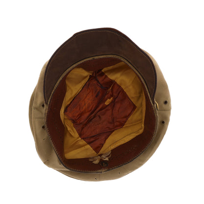 WWII USAAF Officer's Khaki Crusher Cap Identified to Lt. William D. Newlon (Size 7)