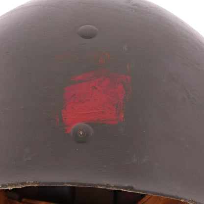 WWII USMC Shore Party Westinghouse M-1 Helmet Liner with Headband & Neckband (1944-45)