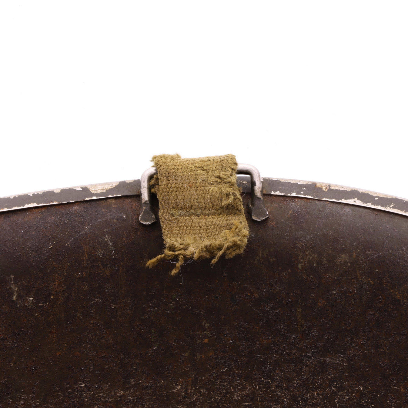 WWII USN McCord Fixed Loop M-1 Helmet Shell with 9th Naval Constructio ...