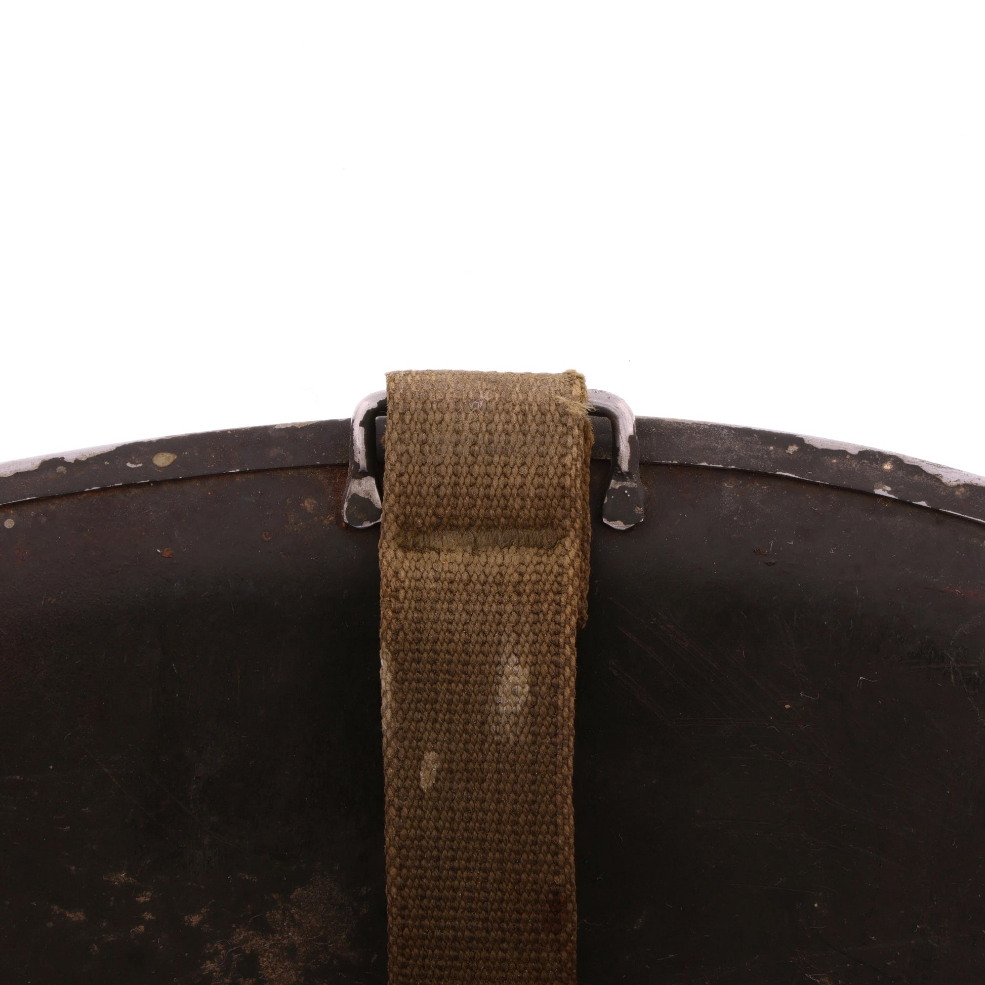 WWII USN McCord Fixed Loop M-1 Helmet & Westinghouse Liner Set with Painted Initials (1942-43)