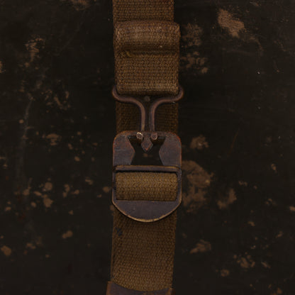 WWII USN McCord Fixed Loop M-1 Helmet & Westinghouse Liner Set with Painted Initials (1942-43)