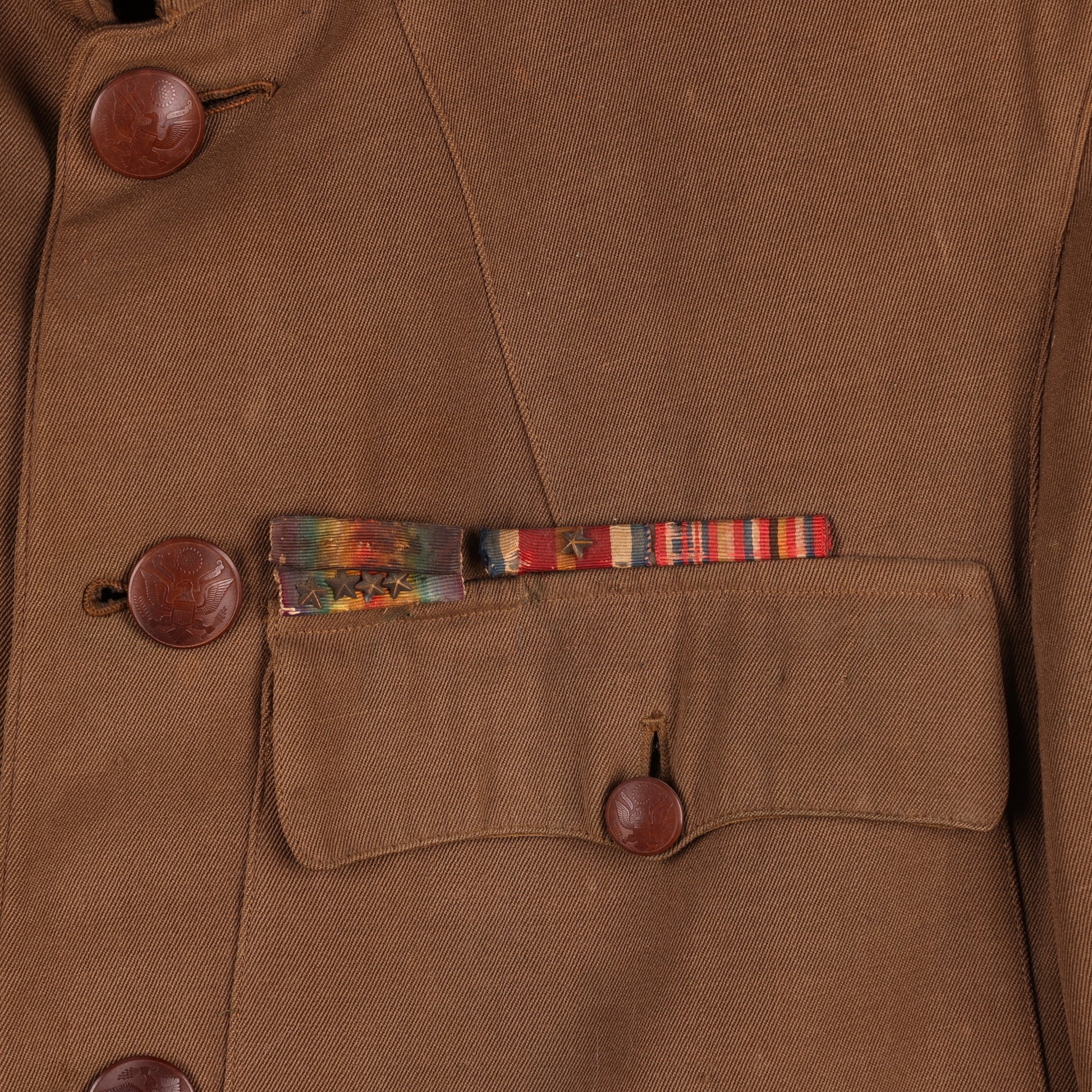 WWI U.S. Third Army Sgt.'s Cotton M1910 Service Tunic by The Nobby Tailoring Co.