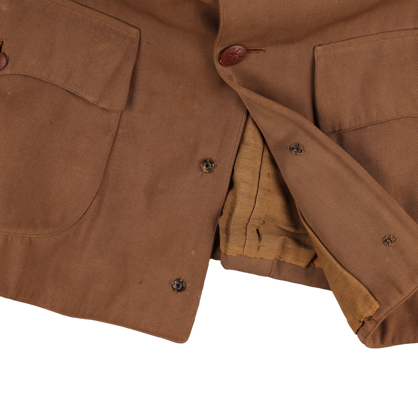 WWI U.S. Third Army Sgt.'s Cotton M1910 Service Tunic by The Nobby Tailoring Co.