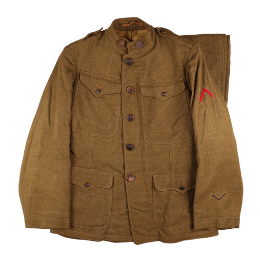 WWI U.S. Army Corps of Engineers M1917 Service Tunic & Breeches by Fifth Ave. Uniform Co. & Kalamazoo Pant Co.