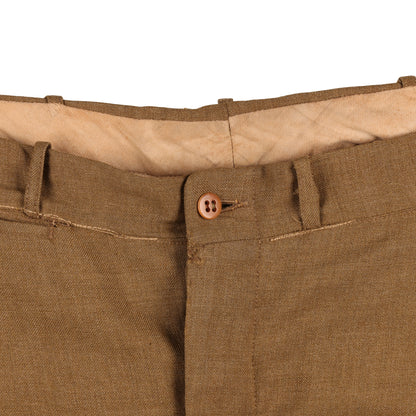 WWI U.S. Army Wool M1917 Service Breeches Named to "Crewe"