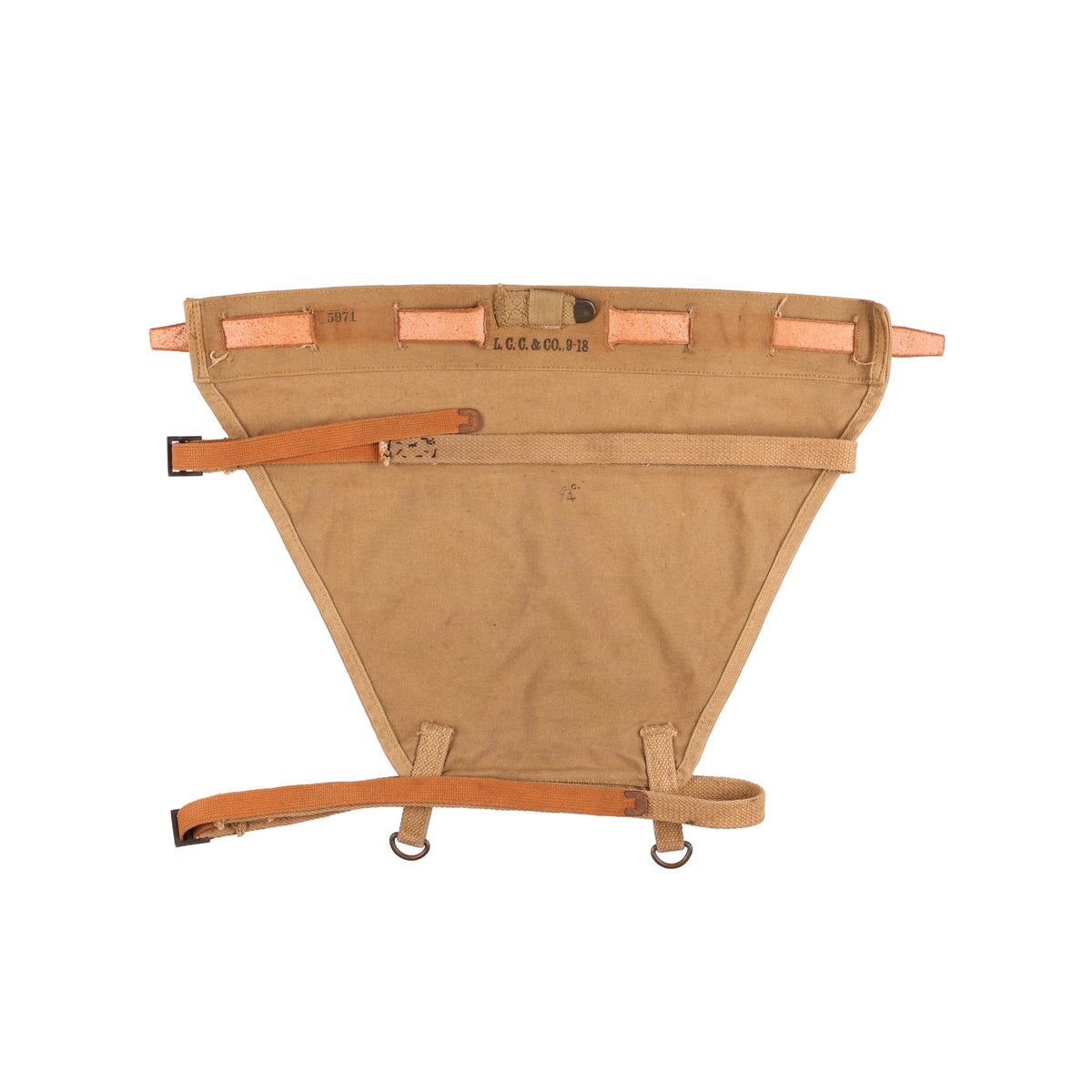 WWI U.S. M1910 Haversack Pack Tail by L. C. Chase & Co. (1918)