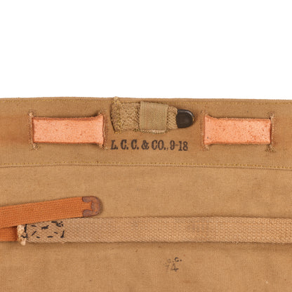WWI U.S. M1910 Haversack Pack Tail by L. C. Chase & Co. (1918)