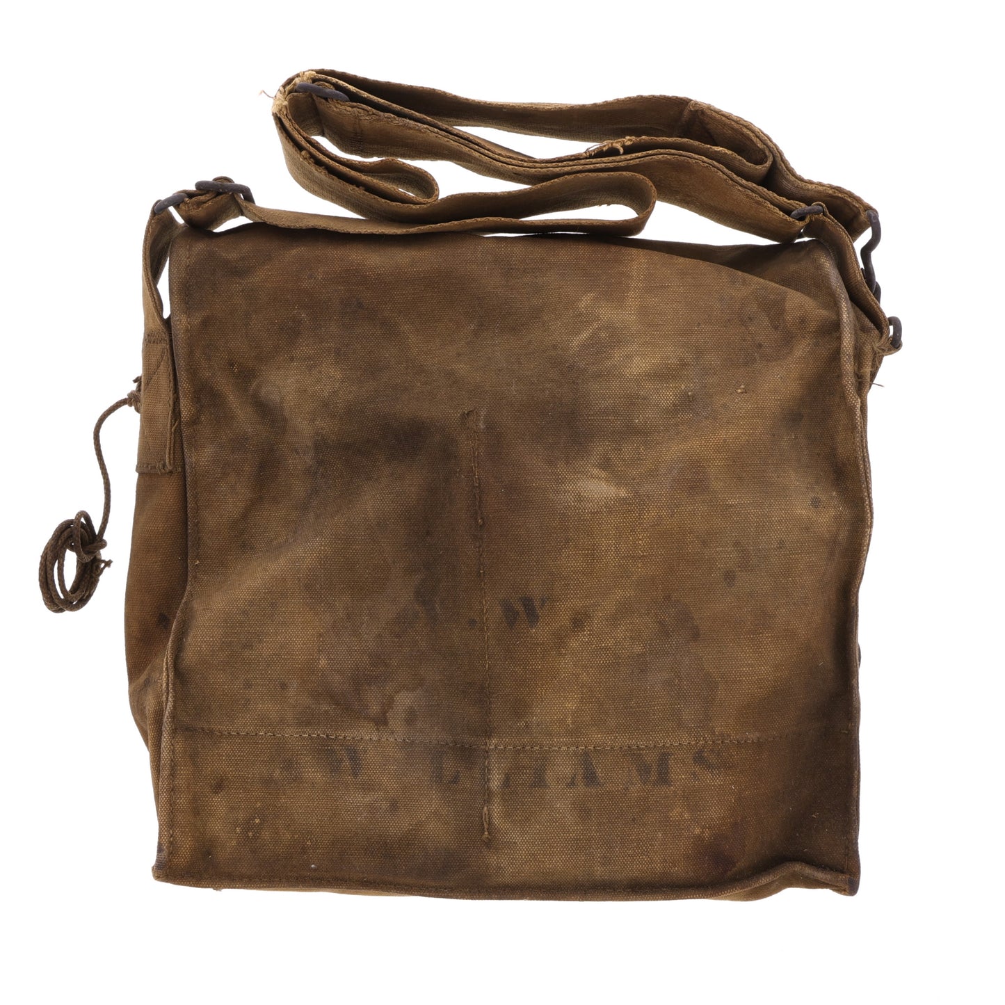 WWI U.S. Army M1917 SBR Gas Mask Respirator Bag with Contents Identified to Pvt. Watson W. Williams