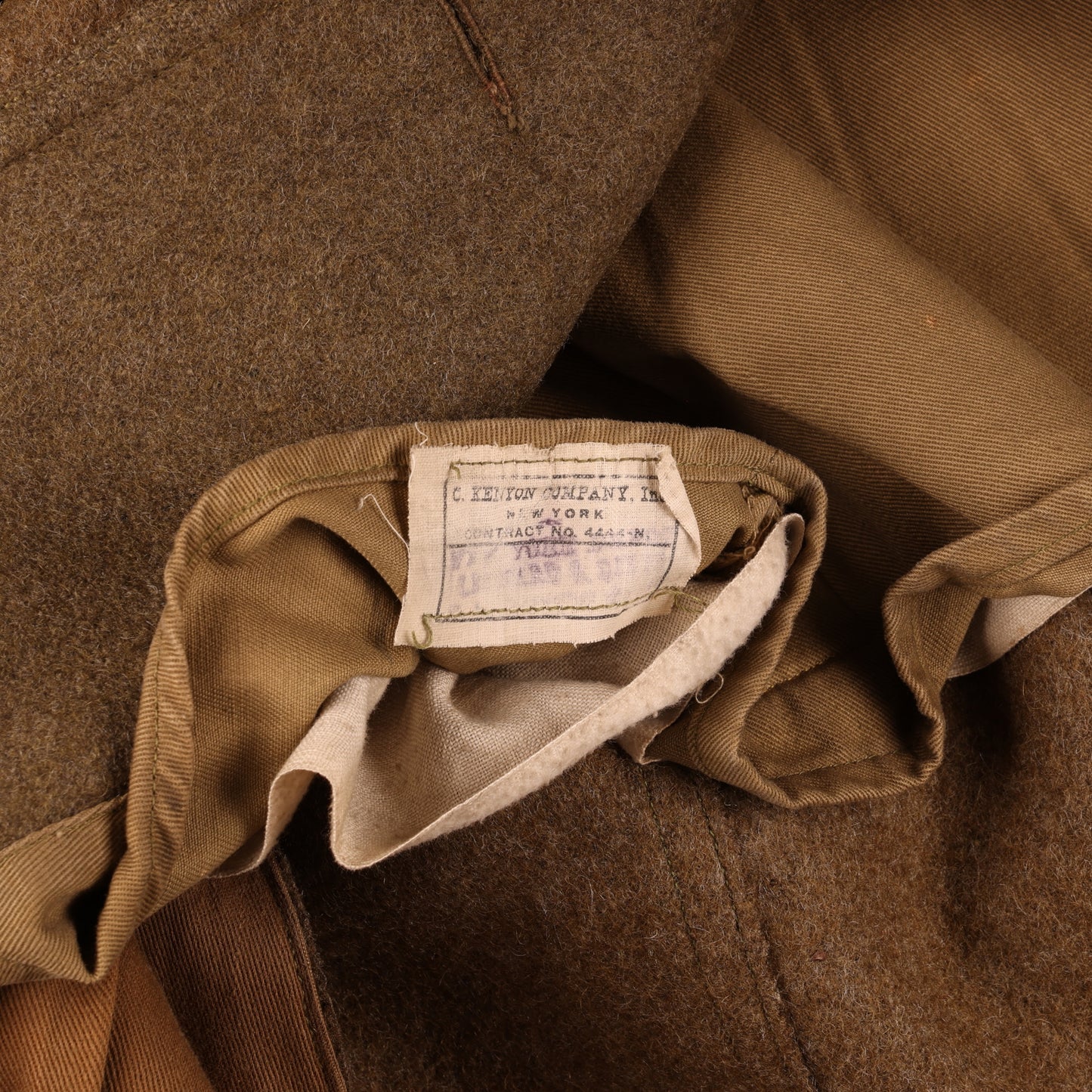 WWI U.S. Army M1918 Wool Overcoat by C. Kenyon Company, Inc.
