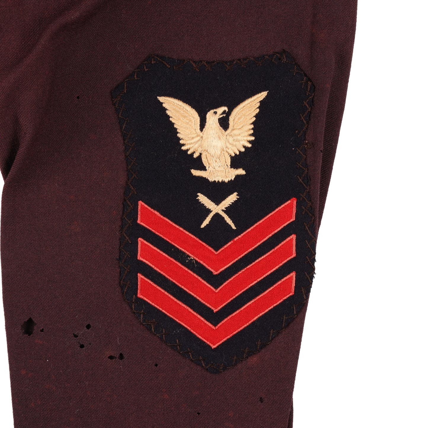 WWI USN Enlisted Man's Service Dress Blue & White Uniforms with Barracks Bag Identified to Y1c Bonnie H. Murchison