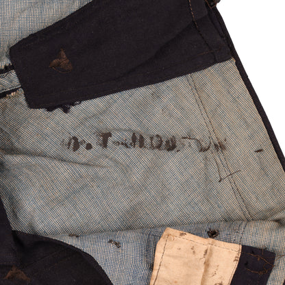 WWI USN Enlisted Man's Service Dress Blue & White Uniforms with Barracks Bag Identified to Y1c Bonnie H. Murchison