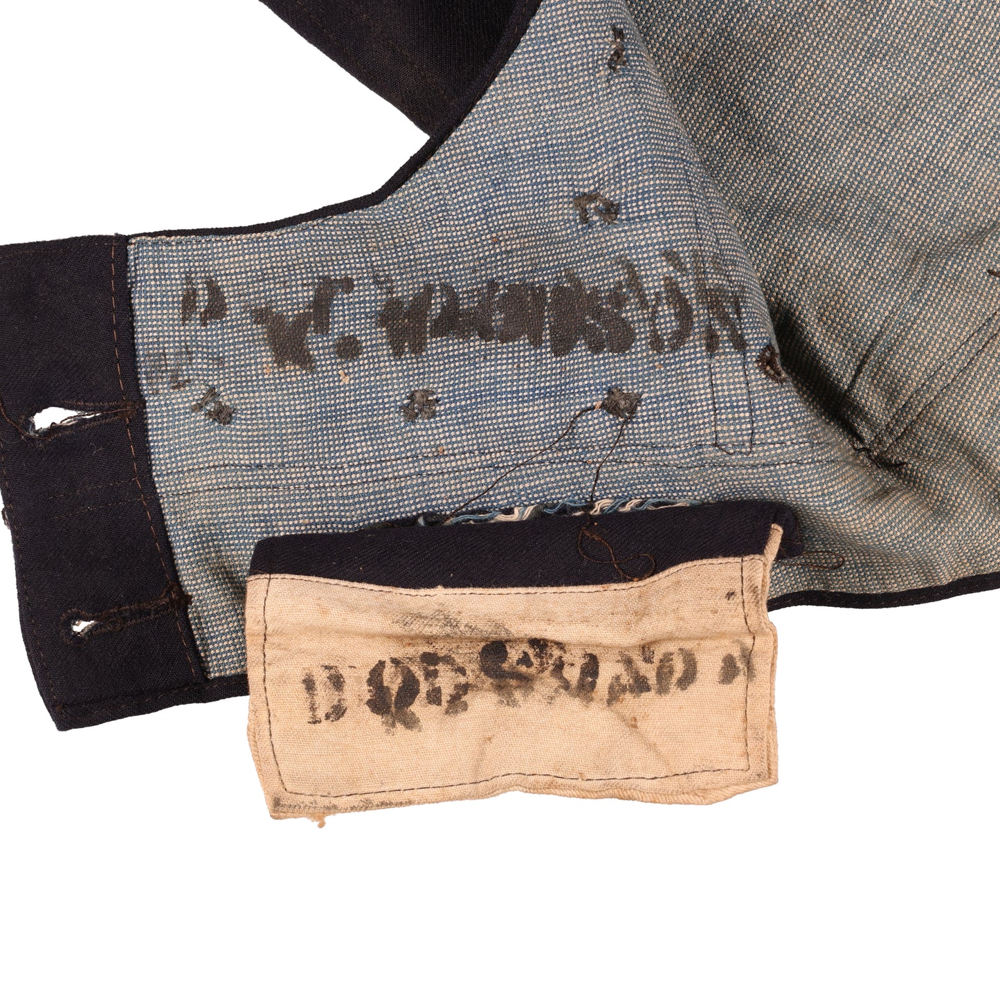 WWI USN Enlisted Man's Service Dress Blue & White Uniforms with Barracks Bag Identified to Y1c Bonnie H. Murchison