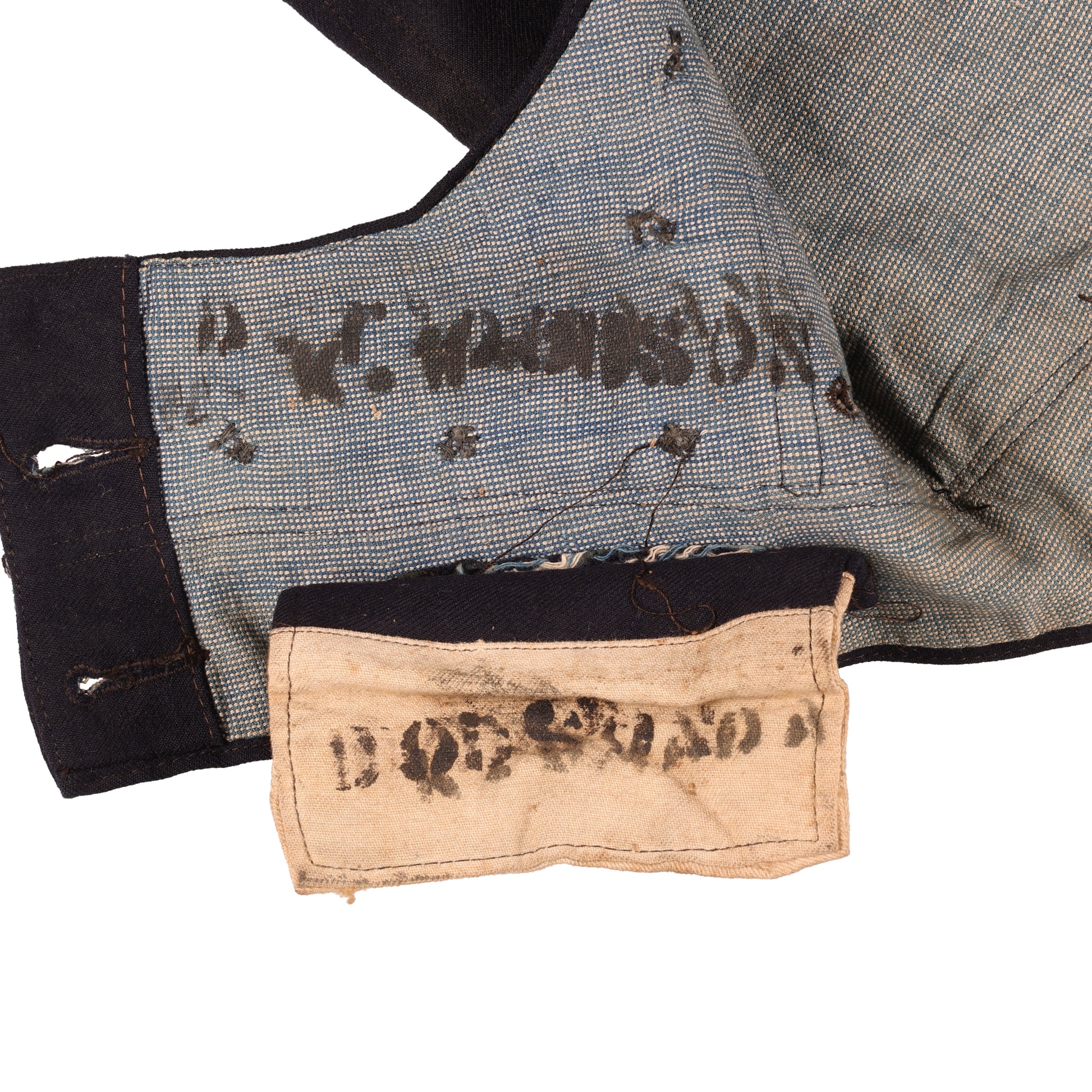 WWI USN Enlisted Man's Service Dress Blue & White Uniforms with Barracks Bag Identified to Y1c Bonnie H. Murchison