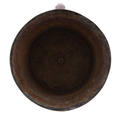 WWI Imperial German Brass Artillery Shell Turned Trench Art Champagne Bucket (1917)