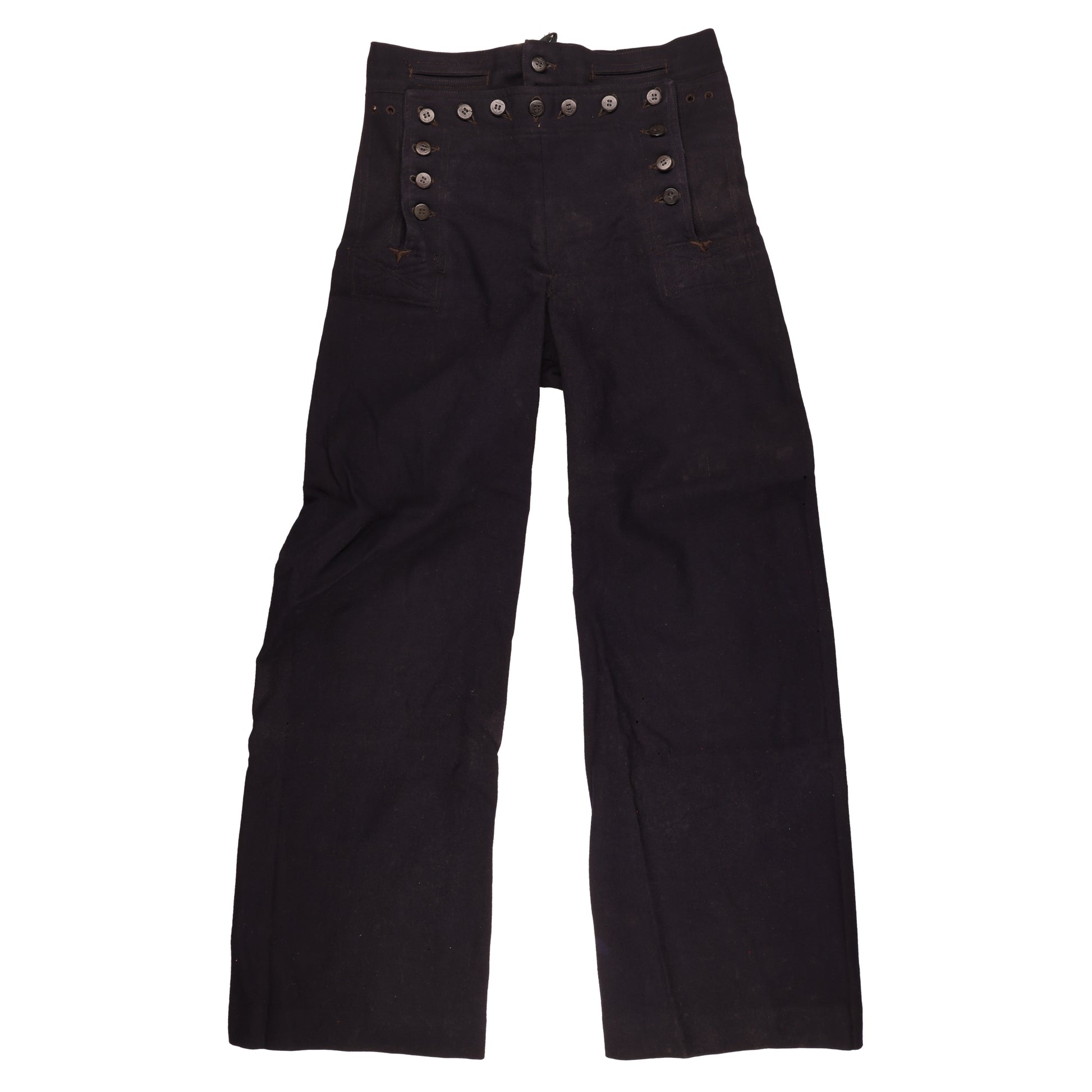 WWI USN Enlisted Man's Service Dress Blue & White Uniforms with Barracks Bag Identified to Y1c Bonnie H. Murchison