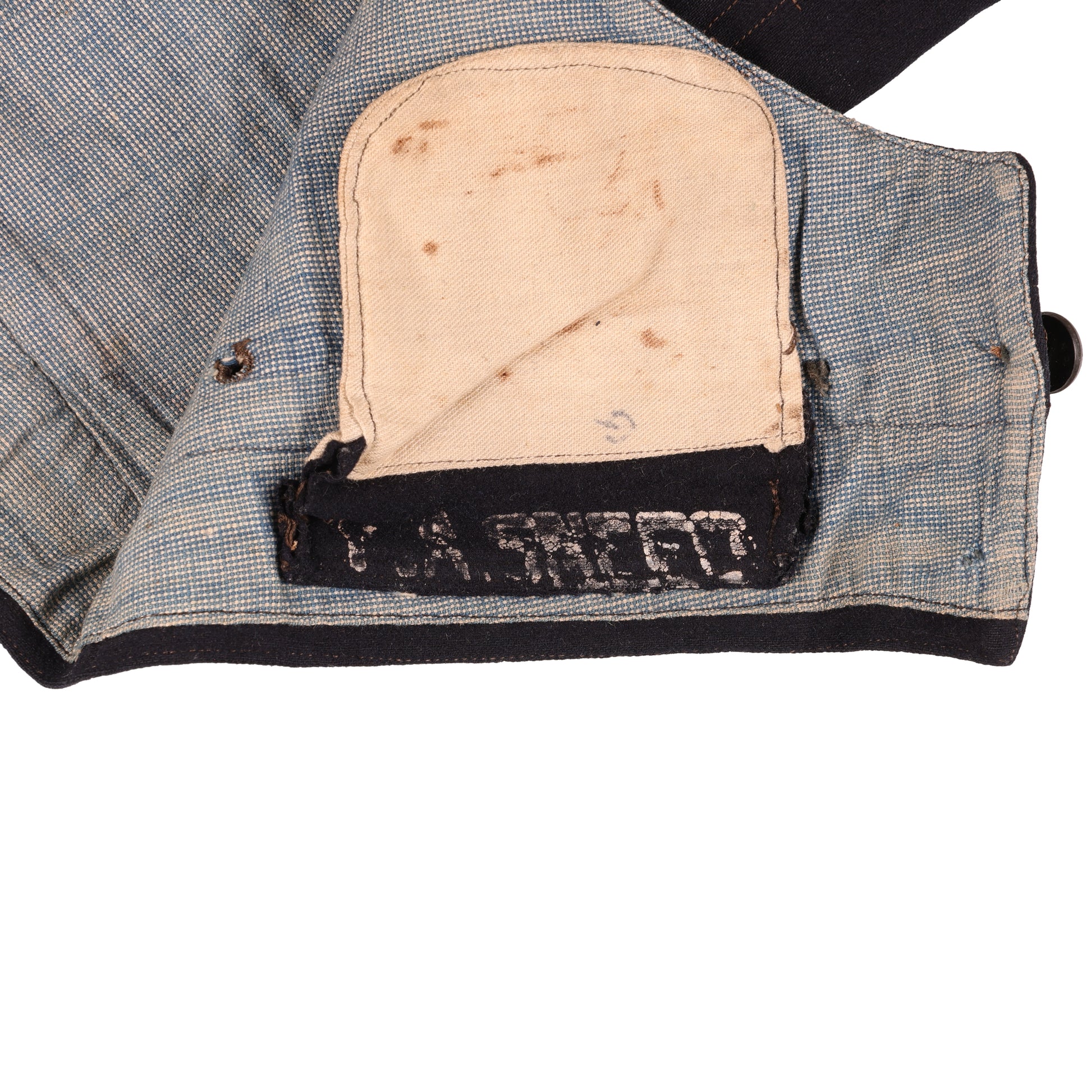 WWI USN Enlisted Man's Service Dress Blue & White Uniforms with Barracks Bag Identified to Y1c Bonnie H. Murchison