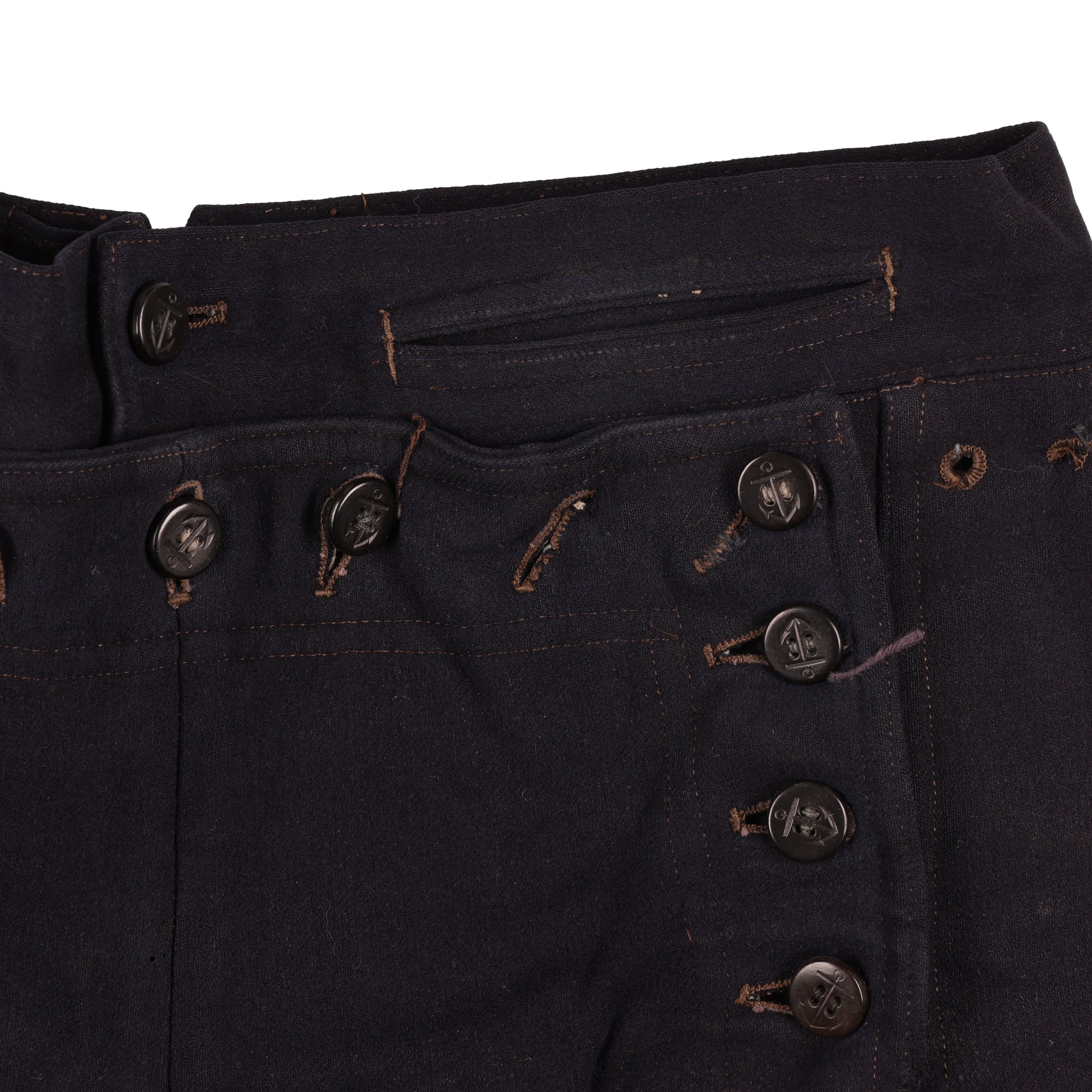 WWI USN Enlisted Man's Service Dress Blue & White Uniforms with Barracks Bag Identified to Y1c Bonnie H. Murchison