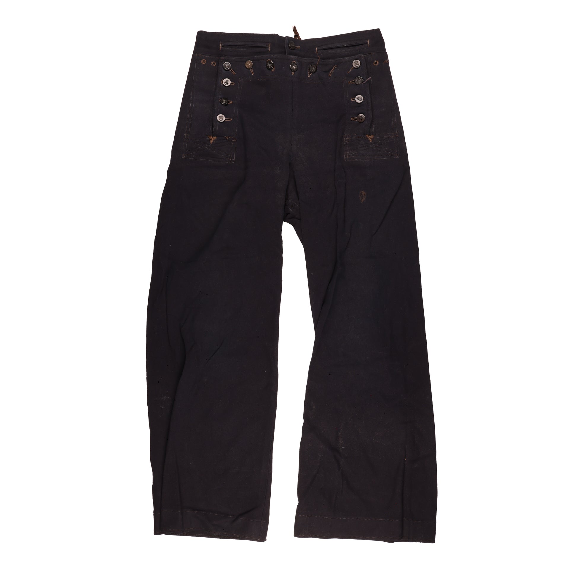 WWI USN Enlisted Man's Service Dress Blue & White Uniforms with Barracks Bag Identified to Y1c Bonnie H. Murchison