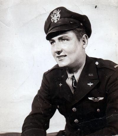 WWII USAAF Officer's Khaki Crusher Cap by Dobbs Fifth Avenue Identified to Lt. Roy J. "Stanley" Szczepaniak (Size 6 7/8)